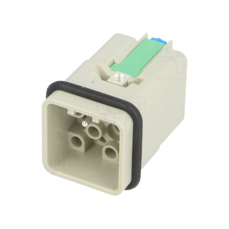 Conector HDC Inserturi Contact Tată Han Q 13 12 PE | Electronic-mag.ro | Componente Electronice