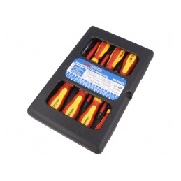 Kit Șurubelnițe Izolate 1kVAC Phillips și Plate 8 Bucăți NB-04SET | Electronic-mag.ro | Componente Electronice