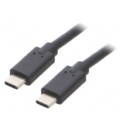 Cablu USB-C 3.1 3m Negru | Electronic-mag.ro | Componente Electronice