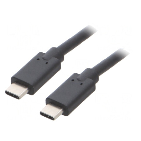 Cablu USB-C 3.1 3m Negru | Electronic-mag.ro | Componente Electronice