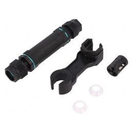 Conector de Alimentare AC 450V IP68 3 Piste 32A | Electronic-mag.ro | Componente Electronice