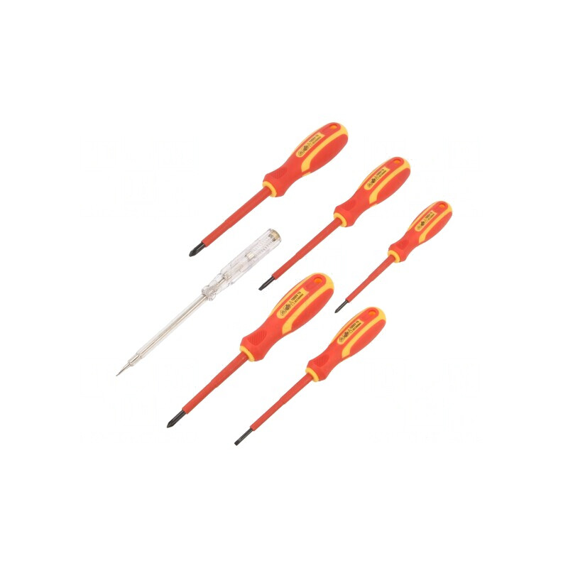 Kit Șurubelnițe Izolate Phillips și Plate 6 Bucăți | Electronic-mag.ro | Componente Electronice