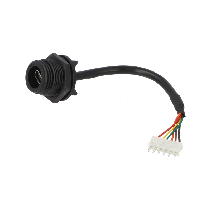 Conector USB AB Mini Soclu IP68 | Electronic-mag.ro | Componente Electronice Conector USB AB Mini Soclu IP68 | Electronic-mag.ro | Componente Electronice