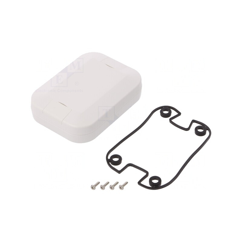 Carcasă Universală 60x80x20mm Gri Deschis | Electronic-mag.ro | Componente Electronice