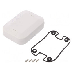 Carcasă Universală 60x80x20mm Gri Deschis | Electronic-mag.ro | Componente Electronice