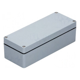 Carcasă Universală Poliester Gri IP66 75x190x55mm | Electronic-mag.ro | Componente Electronice