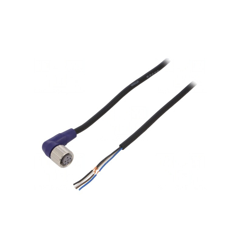 Cablu Conectare M12 4-PIN Unghi 2m | Electronic-mag.ro | Componente Electronice