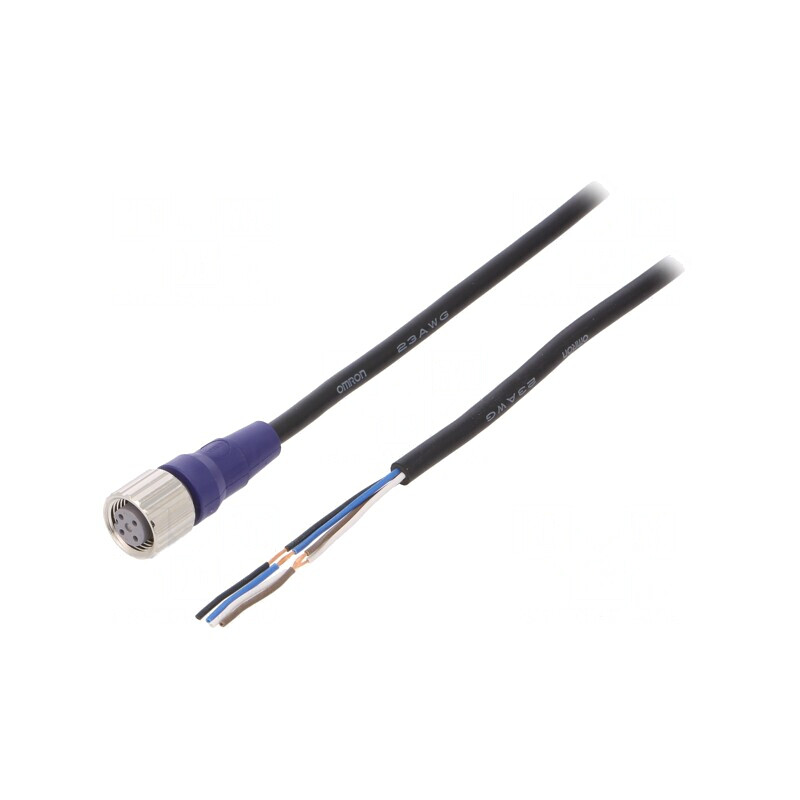 Cablu Conectare M12 4P 2m PVC | Electronic-mag.ro | Componente Electronice