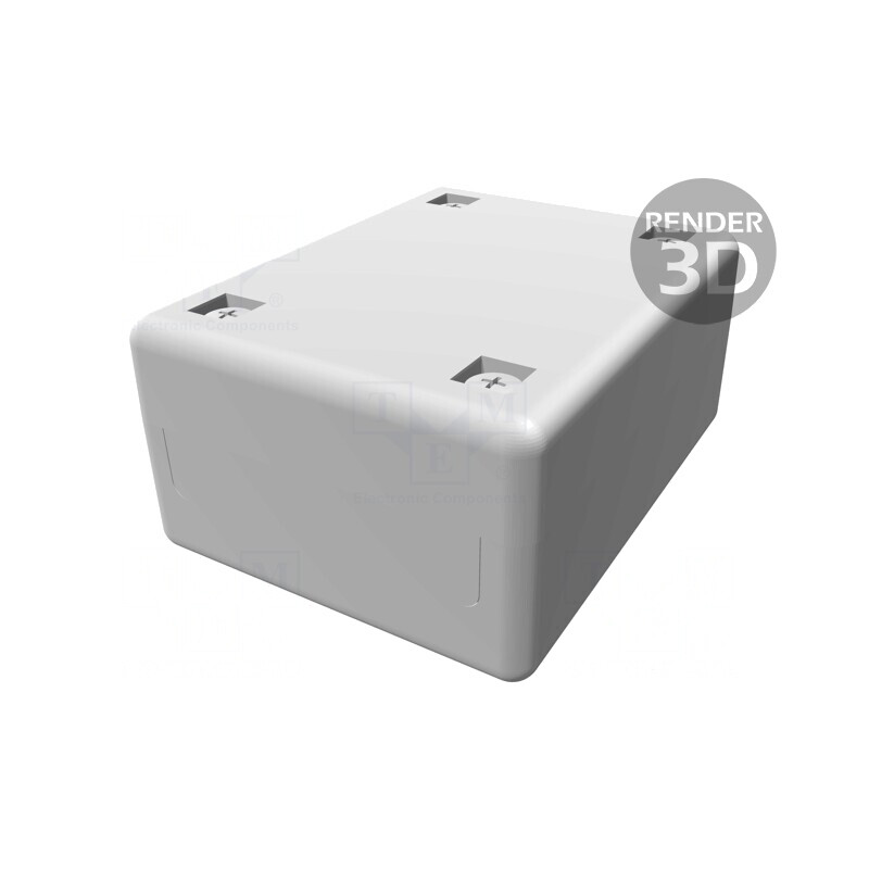 Carcasă Universală 50x65x30mm cu Bucşă din Alamă | Electronic-mag.ro | Componente Electronice