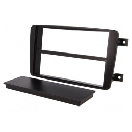 Cadru radio Mercedes 2 ISO negru Kit capac | Electronic-mag.ro | Componente Electronice