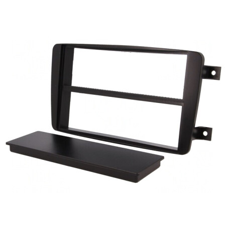 Cadru radio Mercedes 2 ISO negru Kit capac | Electronic-mag.ro | Componente Electronice