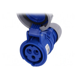 Conector AC soclu mamă 16A 230V IP67 | Electronic-mag.ro | Componente Electronice