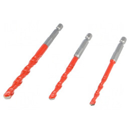 Set burghie oțel 5mm, 6mm, 8mm cu casetă plastic | Electronic-mag.ro | Componente Electronice
