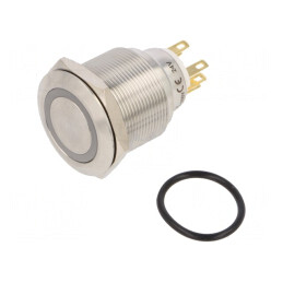 Comutator Anti-Vandalism SPDT 3A/220VAC 5A/24VDC IP65 | Electronic-mag.ro | Componente Electronice