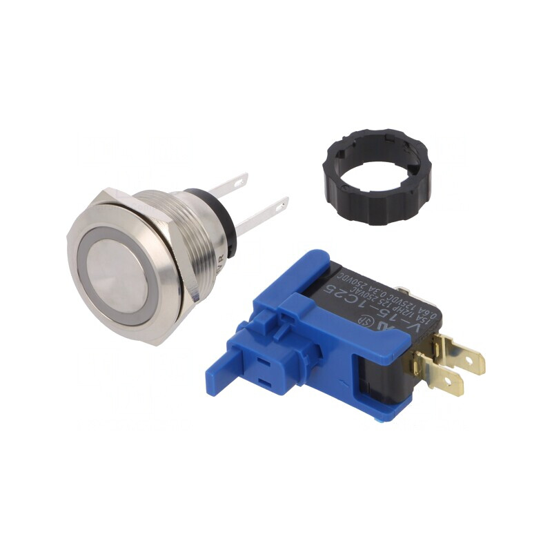 Comutator Anti-Vandalism 2 Poz SPST 300mA 250VDC | Electronic-mag.ro | Componente Electronice