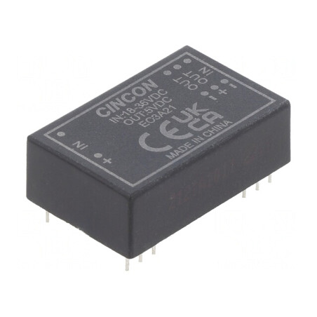 Convertor DC/DC 3W 18-36V la 5V 600mA DIP24 EC3A21 | Electronic-mag.ro | Componente Electronice