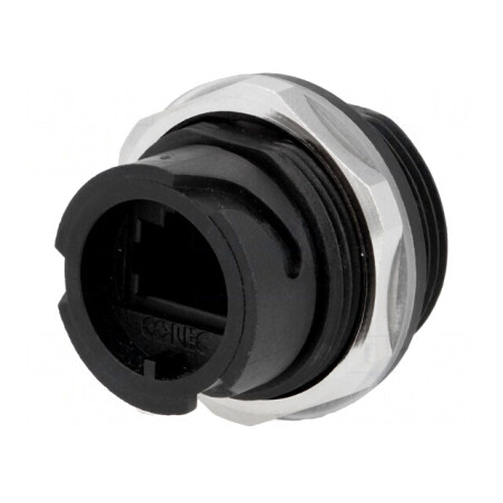 Adaptor Soclu 8P8C IP67 Plastic Cat5e | Electronic-mag.ro | Componente Electronice