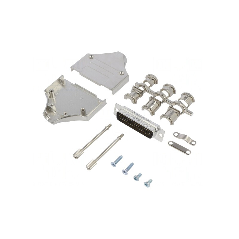 Conector D-Sub HD 44 Pin Tată Lipire Gold Flash 13mm | Electronic-mag.ro | Componente Electronice