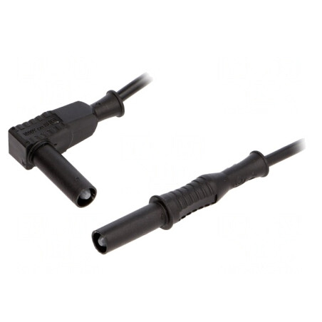 Cablu de Măsurare 36A 2m Negru 2,5mm2 | Electronic-mag.ro | Componente Electronice