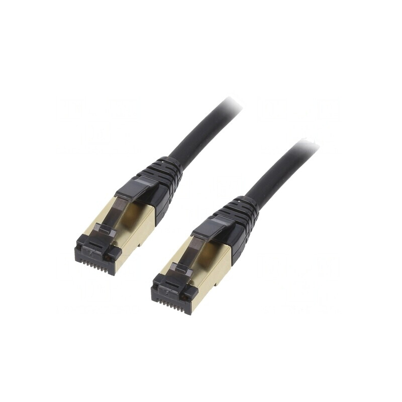Patch cord S/FTP Cat 8 negru 7,5m | Electronic-mag.ro | Componente Electronice Patch cord S/FTP Cat 8 negru 7,5m | Electronic-mag.ro | Componente Electronice