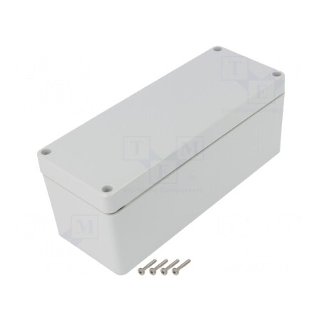 Carcasă Universală cu Bucşă din Alamă 75x190x75mm | Electronic-mag.ro | Componente Electronice
