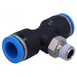 Racord Push-in T Ramificat - 0,95-6 bar PBT | Electronic-mag.ro | Componente Electronice