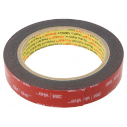 Bandă de Fixare Acrilică 19mm x 5,5m 93°C | Electronic-mag.ro | Componente Electronice