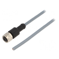 Cablu de Conectare M12 4 pini 2m 250VAC 4A IP67 | Electronic-mag.ro | Componente Electronice