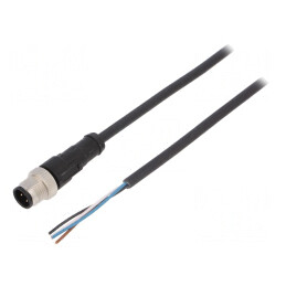 Cablu de Conectare M12 4 PIN 2m 250VAC 4A PUR | Electronic-mag.ro | Componente Electronice