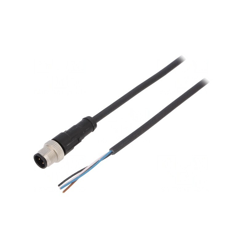 Cablu de Conectare M12 4 PIN 2m 250VAC 4A PUR | Electronic-mag.ro | Componente Electronice