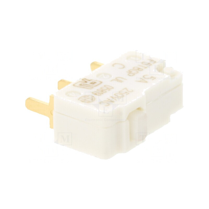 Microîntrerupător SNAP ACTION 5A/250VAC SPDT fără manetă | Electronic-mag.ro | Componente Electronice