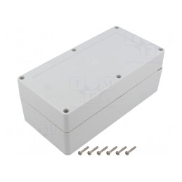 Carcasă universală 100x200x75mm cu bucșă din alamă | Electronic-mag.ro | Componente Electronice