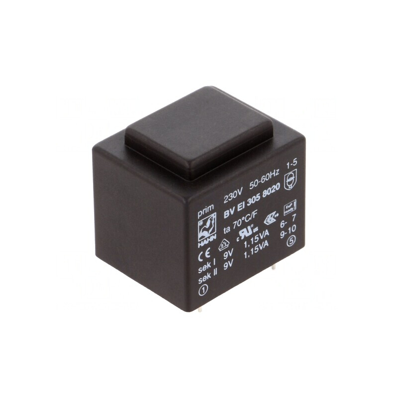 Transformator Încapsulat 2,3VA 230V 9V PCB | Electronic-mag.ro | Componente Electronice Transformator Încapsulat 2,3VA 230V 9V PCB | Electronic-mag.ro | Componente Electronice