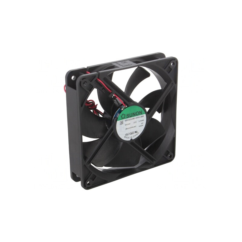Ventilator axial 24V DC 120x120x25mm 158m3/h 40,5dBA | Electronic-mag.ro | Componente Electronice