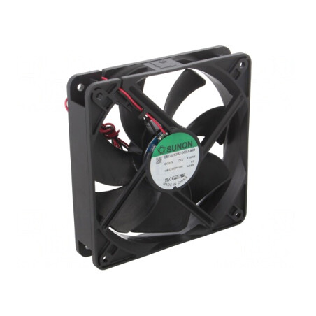 Ventilator axial 24V DC 120x120x25mm 158m3/h 40,5dBA | Electronic-mag.ro | Componente Electronice