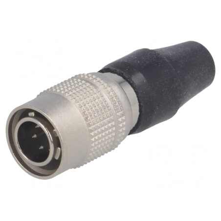 Conector Circular HR10 Push-Pull Mufă 2A Argintat Lipire | Electronic-mag.ro | Componente Electronice