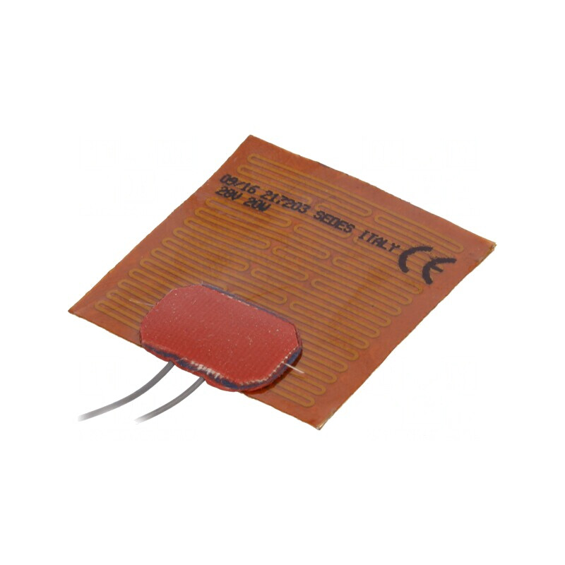 Covoraș de încălzire poliamidă 50x50mm 28V 20W | Electronic-mag.ro | Componente Electronice