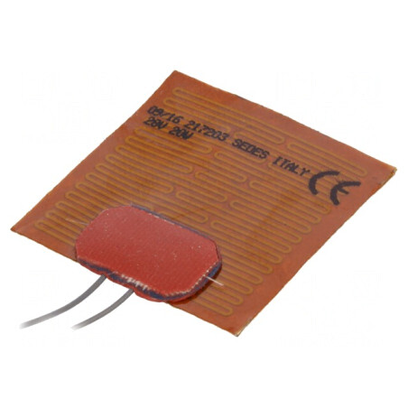 Covoraș de încălzire poliamidă 50x50mm 28V 20W | Electronic-mag.ro | Componente Electronice