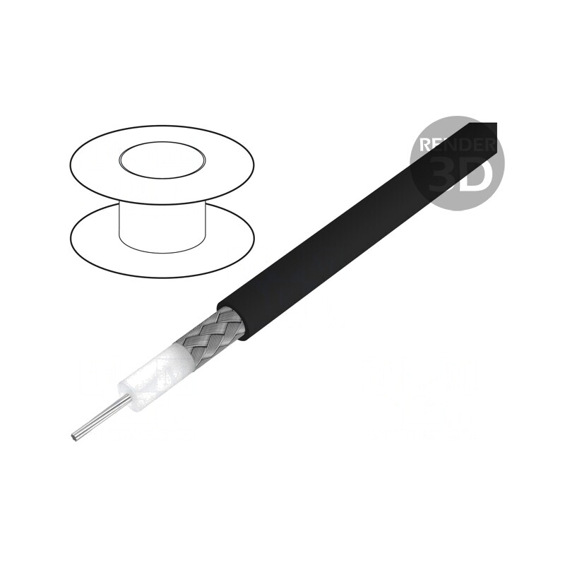 Cablu Coaxial RG-H214U Cu Negru 10.8mm | Electronic-mag.ro | Componente Electronice Cablu Coaxial RG-H214U Cu Negru 10.8mm | Electronic-mag.ro | Componente Electronice