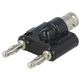 Conector Banană 4mm și BNC Soclu 500V Dublu | Electronic-mag.ro | Componente Electronice