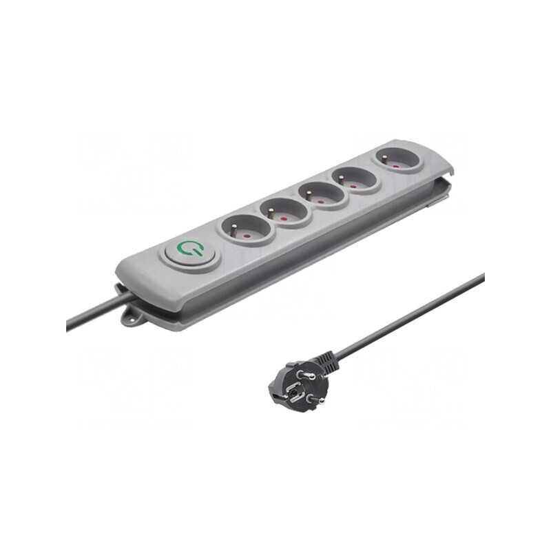 Prelungitor cu 5 Prize și Protecție la Supratensiune 10A | Electronic-mag.ro | Componente Electronice Prelungitor cu 5 Prize și Protecție la Supratensiune 10A | Electronic-mag.ro | Componente Electronice