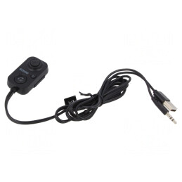 Transmițător FM Bluetooth 5.1 Negru 1,2m