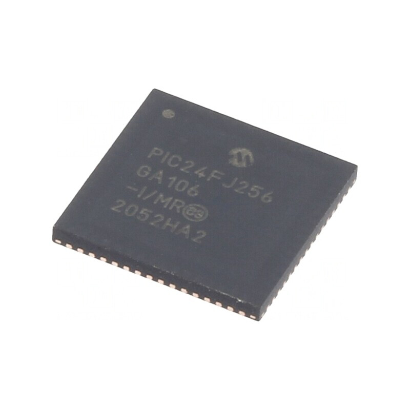 Microcontroler PIC 256kB 32MHz SMD QFN64 PIC24 16kB SRAM | Electronic-mag.ro | Componente Electronice