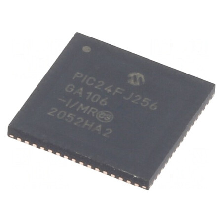 Microcontroler PIC 256kB 32MHz SMD QFN64 PIC24 16kB SRAM | Electronic-mag.ro | Componente Electronice