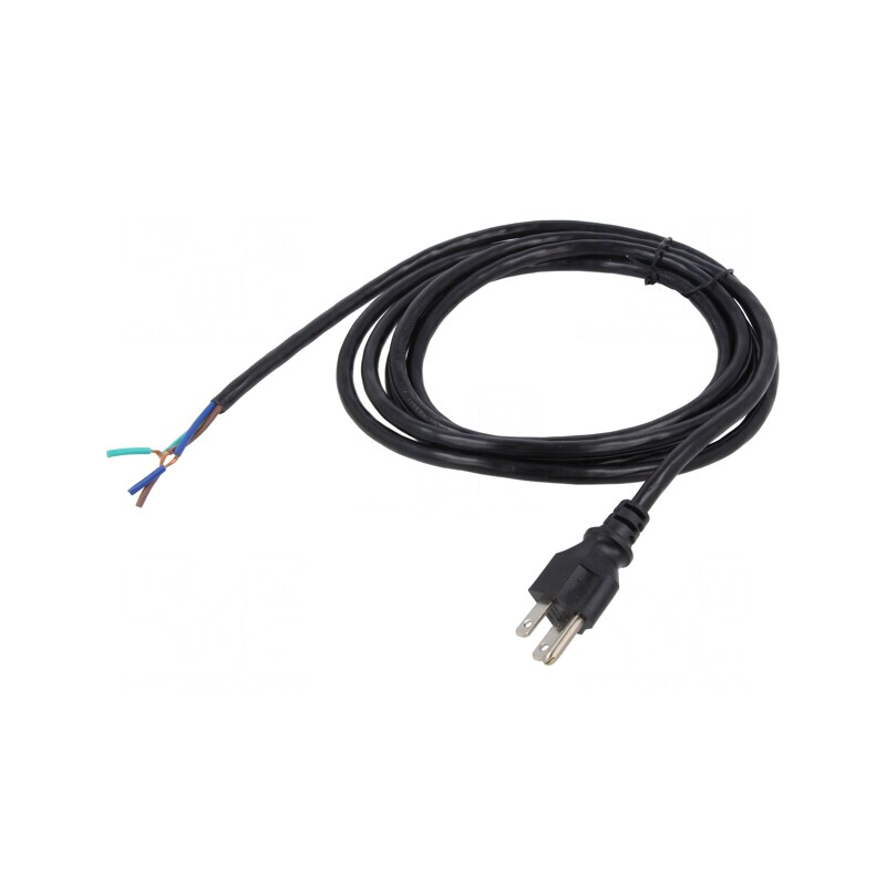 Cablu Alimentare NEMA 5-15 3m Negru 10A | Electronic-mag.ro | Componente Electronice Cablu Alimentare NEMA 5-15 3m Negru 10A | Electronic-mag.ro | Componente Electronice