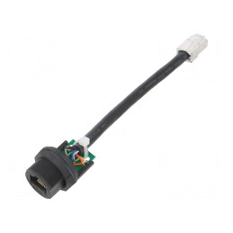 Cablu Adaptor 0,1m Cat 5e IP67 8P8C | Electronic-mag.ro | Componente Electronice