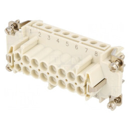 Conector HDC Inserturi Contact Mamă 16A | Electronic-mag.ro | Componente Electronice