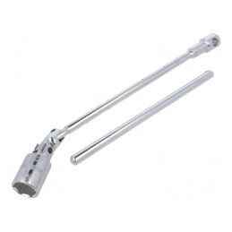 Cheie tubulară articulată HEX 19mm oțel crom-vanadium | Electronic-mag.ro | Componente Electronice