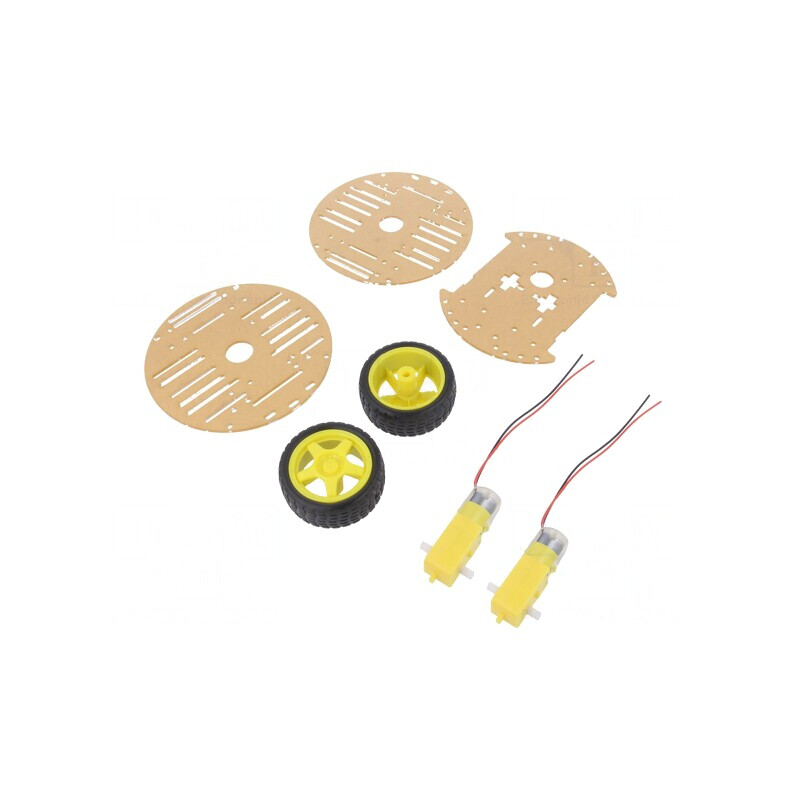 Şasiu cu 4 Roți și 2 Motoare 4,5-6VDC | Electronic-mag.ro | Componente Electronice Şasiu cu 4 Roți și 2 Motoare 4,5-6VDC | Electronic-mag.ro | Componente Electronice