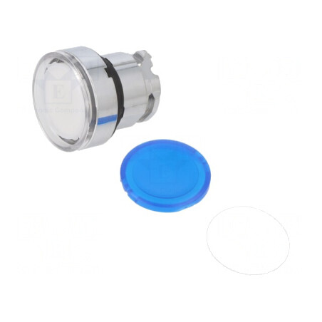 Comutator apăsare 22mm albastru | Electronic-mag.ro | Componente Electronice